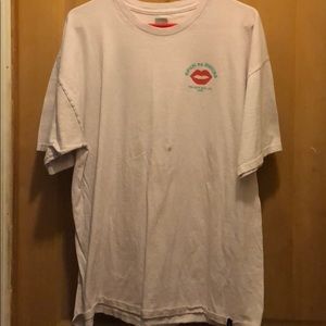 Open 24 hours white T-shirt